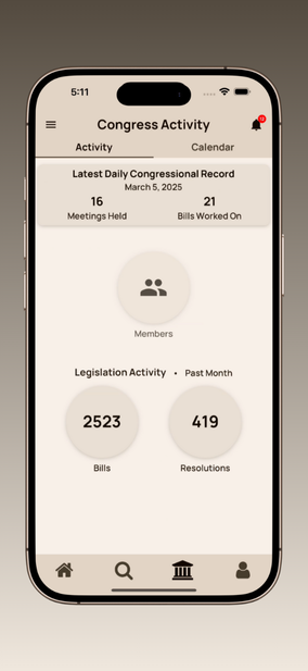 Track Legislation Example